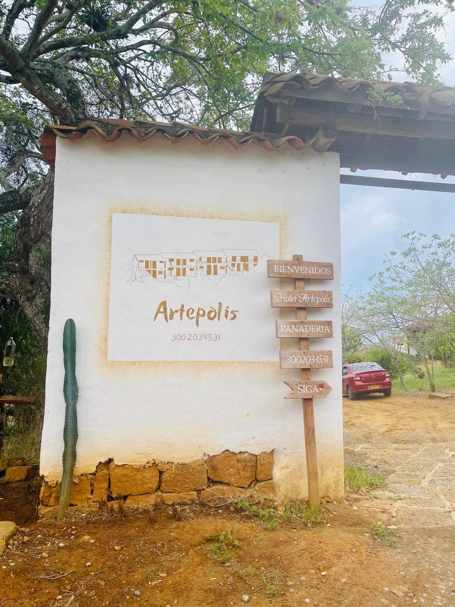 Artepolis Hotel Barichara Buitenkant foto
